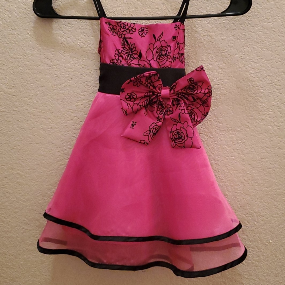NWT Toddler Girls Party Dress - 2T - Pink Floral Easter Birthday Pageant